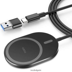 черен TOZO безжично зарядно с магнити w10 аксесоар 060L4Z125
